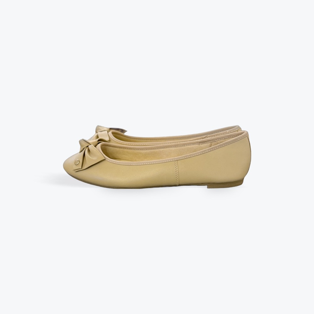 Circus by Sam Edelman Ballet Flats Women Beige‎ Bow Accent Size 7.5